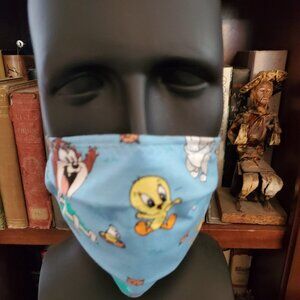 Cloth Face Mask - Silver/Copper Filters- Looney